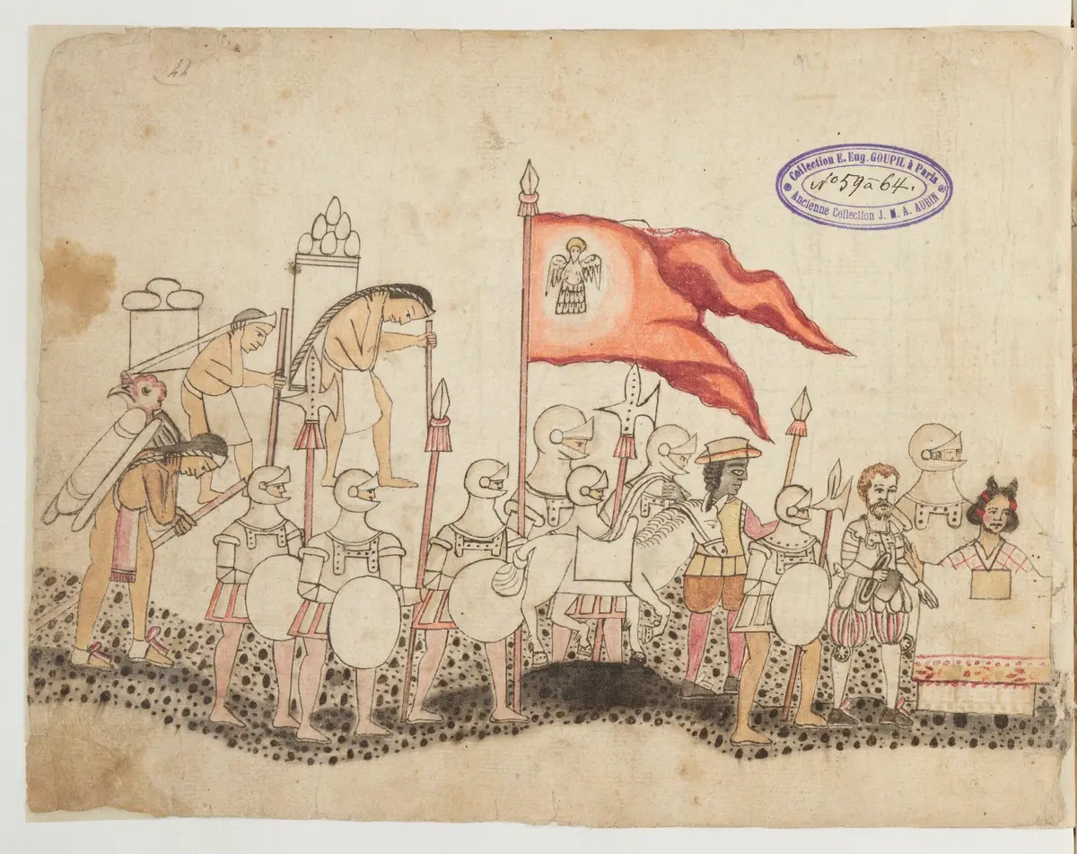 Cortés begins the conquest of the Aztecs