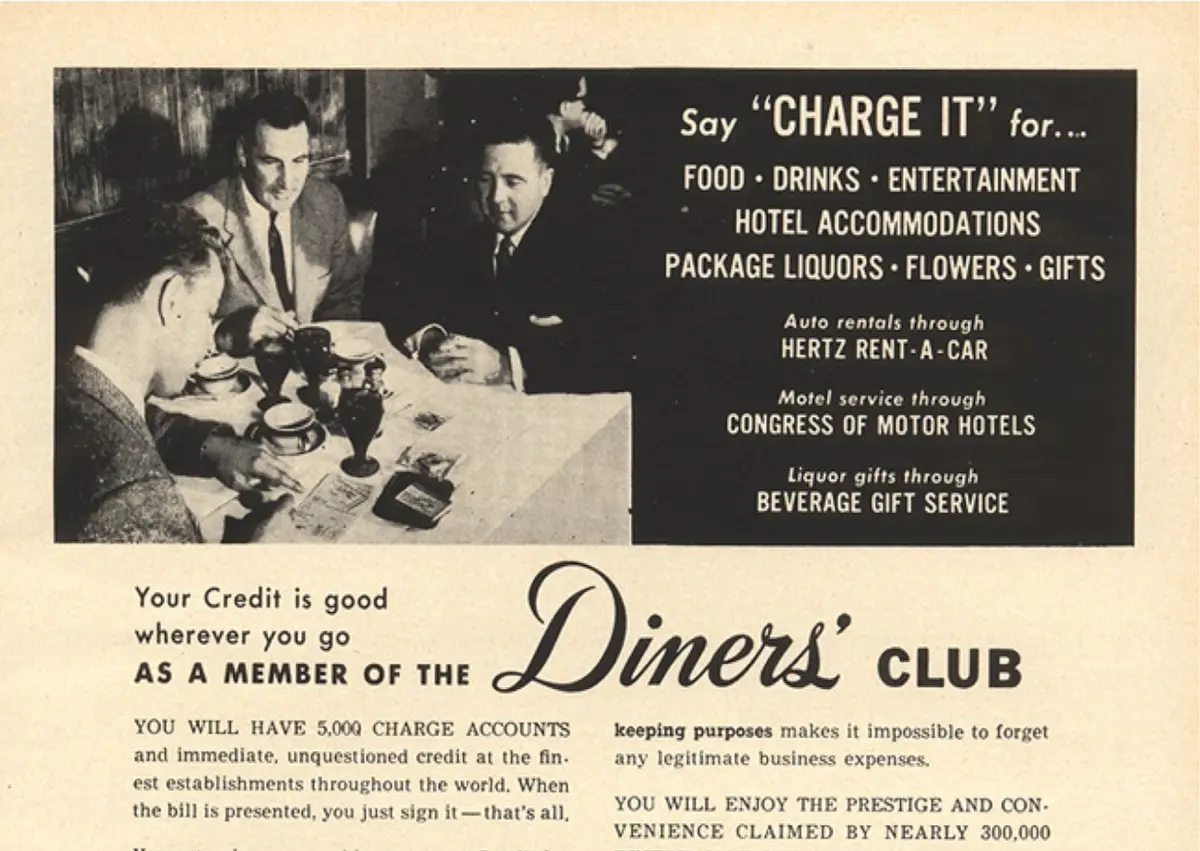 Diners Club: the first modern credit card