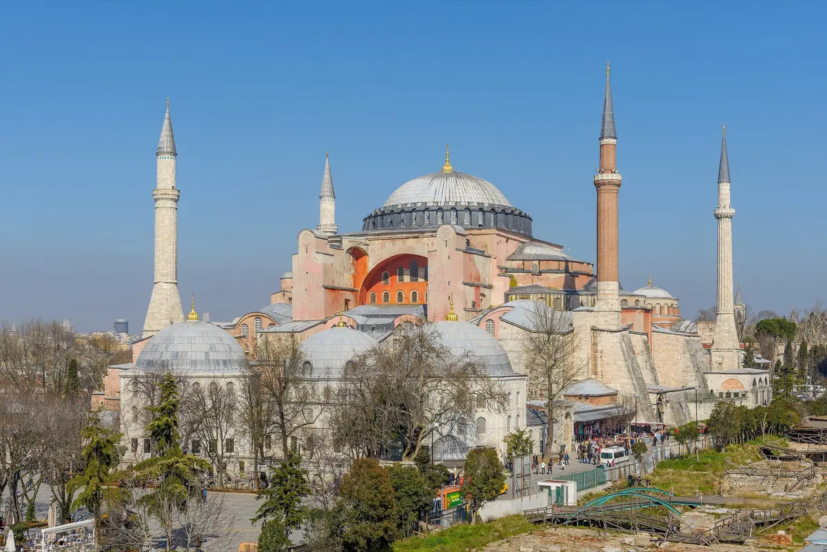 Hagia Sophia is completed