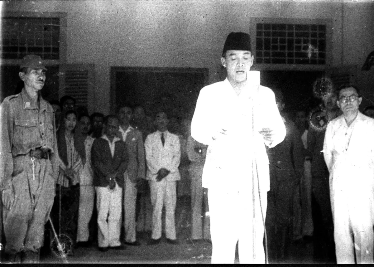 Indonesia declares independence, 17 August
