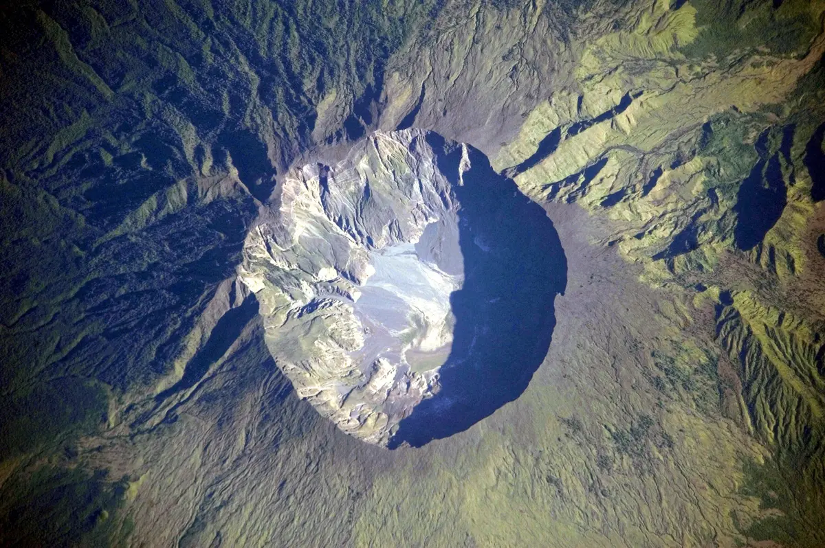 Mount Tambora erupts