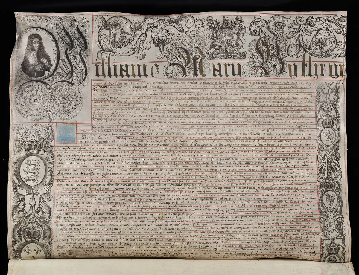 The Bank of England is founded
