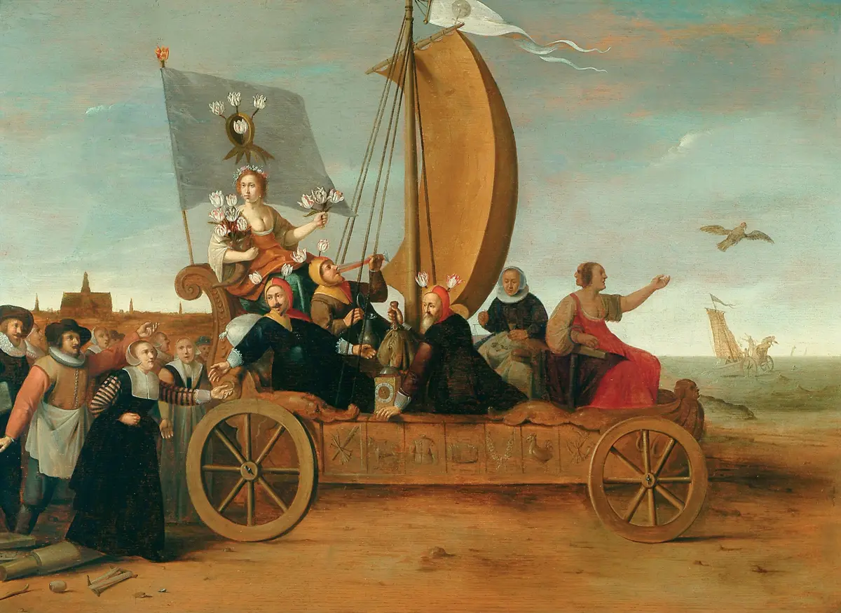 Tulip mania collapses